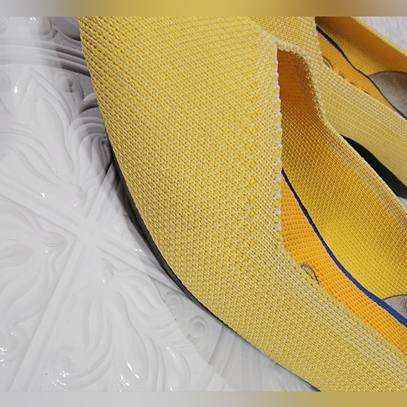 Rothy's Sunshine Yellow The Point Ballet Flats Women's Size 9.5 - Picture 7 of 16